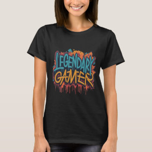 伝説的なゲーマー" Tシャツ:ゲームの素晴らし時間 Tシャツ