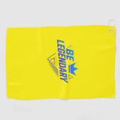 伝説的なゴルフタオルプレミアムスポやる気を起こさせるート ゴルフタオル (横)