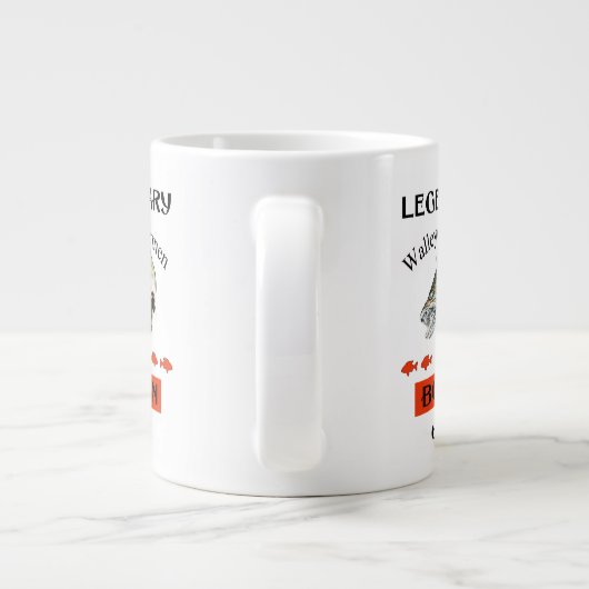 伝説的なスケトウダラ生まれイ漁民が6月 ジャンボコーヒーマグカップ (裏面)