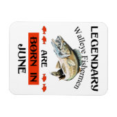 伝説的なスケトウダラ生まれイ漁民が6月 マグネット (横)