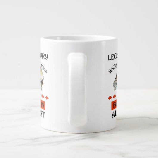 伝説的なスケベ生まれル漁師が威厳がある ジャンボコーヒーマグカップ (裏面)