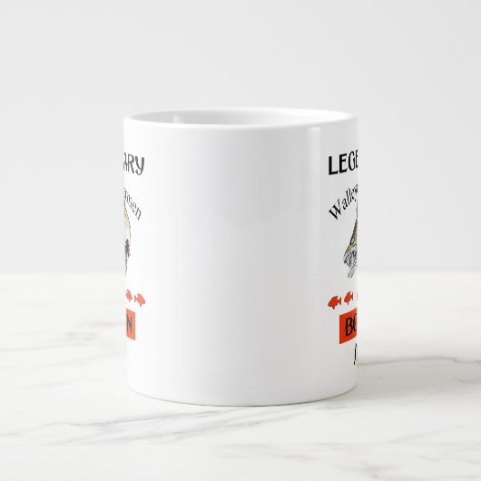 伝説的なスケベ生まれル漁民5月 ジャンボコーヒーマグカップ (正面)