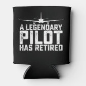 伝説的なパイロットは退職した退役コパイロットだ 缶クーラー (正面)