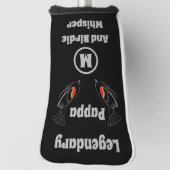 伝説的なパパとバーディ・ウィスパー赤い羽の鳥 ゴルフヘッドカバー (回転90)