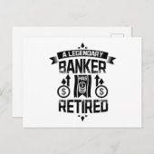 伝説的なパン屋さんが退職した来た ポストカード (正面/裏面)