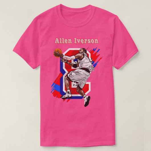 伝説的なフィリー・アレン76ers tシャツ (デザイン正面)