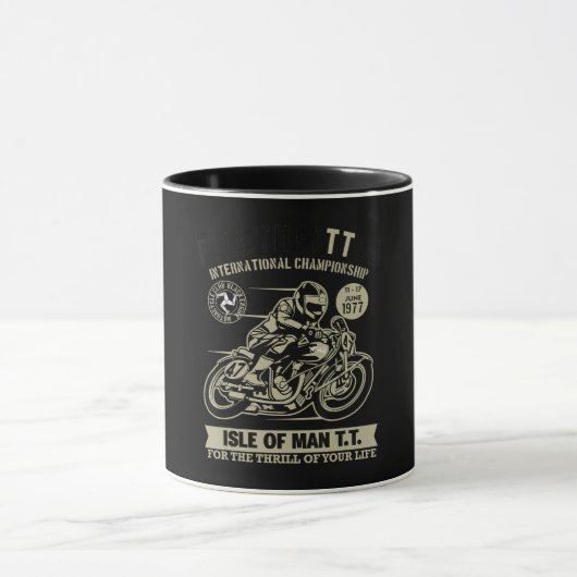 伝説的なモーターサイクルアートギフト付き マグカップ (中央)