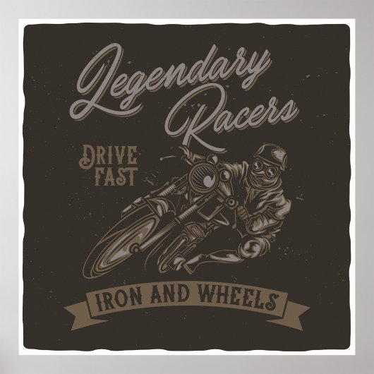 伝説的なレーサーズポスター ポスター