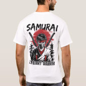 伝説的な侍 Tシャツ (裏面)