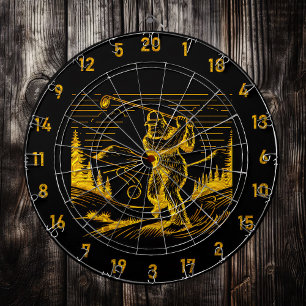 伝説的な狙い:ビッグフットの挑戦 ダーツボード