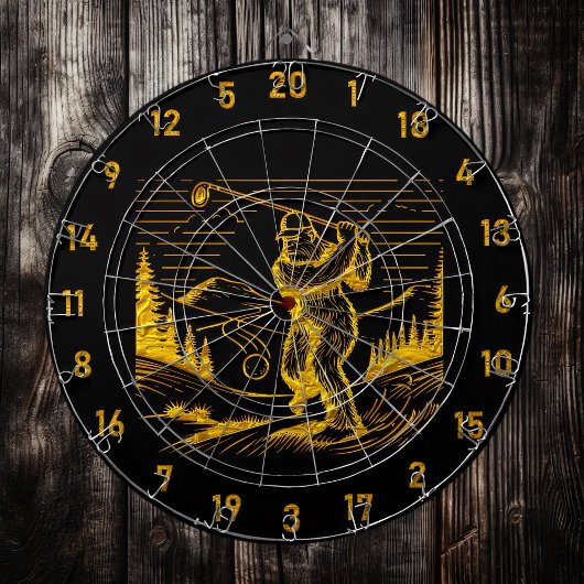 伝説的な狙い:ビッグフットの挑戦 ダーツボード