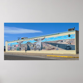 "伝説的な道路壁画、ルート66、チュンカリ ポスター