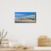 "伝説的な道路壁画、ルート66、チュンカリ ポスター (キッチン)