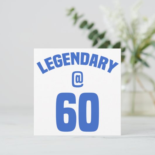 伝説的な60番目の誕生日 カード (スタンド正面)