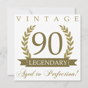 伝説的な90番目の誕生日 カード