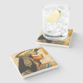 『伝説的クレオパトラVII』 ストーンコースター (横)