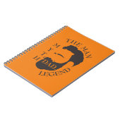 伝説的モダンパパ父の日 ノートブック (左側)