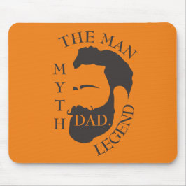伝説的モダンパパ父の日 マウスパッド