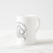 伝説的漁師2021年設立 ボーンチャイナマグカップ (正面右)