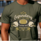 伝説的遊懸命50誕生日サッカー Tシャツ