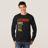 伝説的1986年7月以来36歳36誕生 Tシャツ (正面フル)
