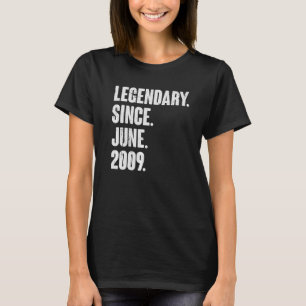 伝説的2009年6月13歳13誕生 Tシャツ