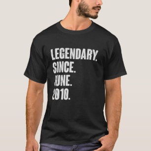 伝説的2010年6月以来12歳12誕生 Tシャツ