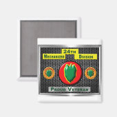 伝説第24期機械化歩兵師団 マグネット (正面/裏面)