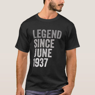 伝説1937年6素晴らし月84日B Tシャツ