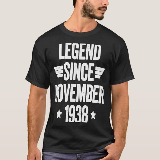 伝説1938年11月1日 Tシャツ (正面)