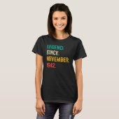 伝説1942年11月以来80誕生日80年 Tシャツ (正面フル)