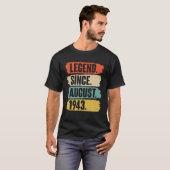 伝説1943威厳がある誕生日以来 – 贈り物78 Ye Tシャツ (正面フル)