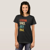 伝説1944年7月以来78歳のギフト78th Birt Tシャツ (正面フル)
