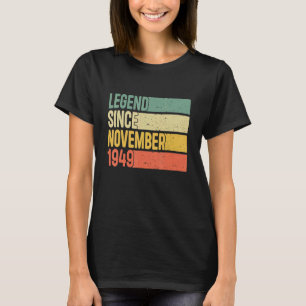 伝説1949年11月以来73歳バード Tシャツ