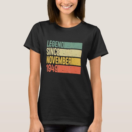 伝説1949年11月以来73歳バード Tシャツ (正面)