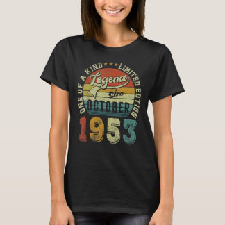 伝説1953年10月69歳69歳 Tシャツ