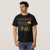 伝説1960年からヴィンテージレトロ, 1960日ギフト Tシャツ (正面フル)