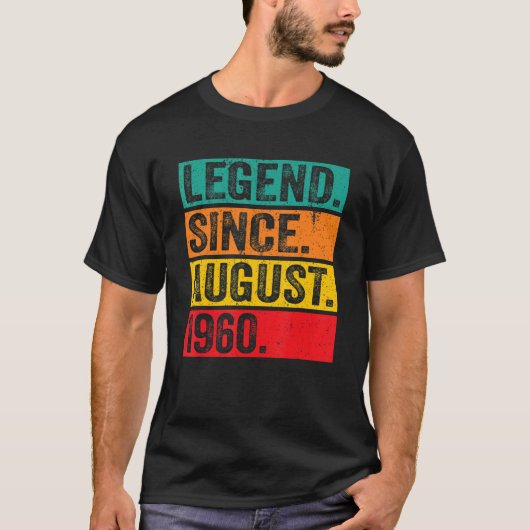伝説1960 62威厳があるnd誕生日レトロ62アイ tシャツ (正面)