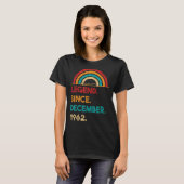 伝説1962年12月60日誕生日生まれ入 Tシャツ (正面フル)