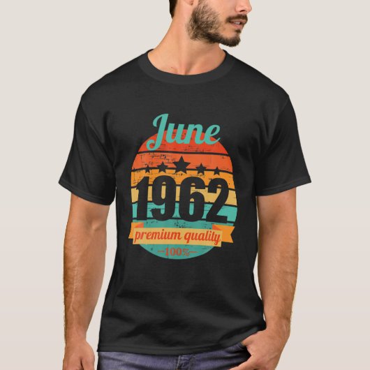 伝説1962年6月以来60年60年代60.誕生日 Tシャツ (正面)