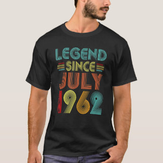 伝説1962年7月以来60th誕生日ヴィンテージ60Ye Tシャツ