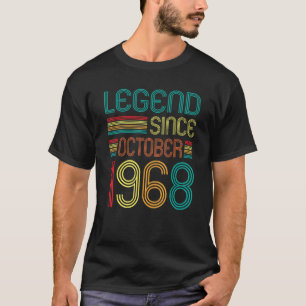 伝説1968年10月以来54番目の誕生日レトロ54 Y Tシャツ