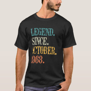 伝説1968年10月以来54誕生日54年 Tシャツ