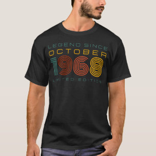 伝説1968年10月以来、限定版メンズ Tシャツ