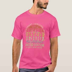 伝説1968年12月以来レトロ56番目の誕生日不機嫌 Tシャツ