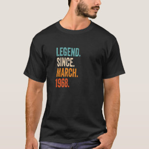伝説1968年3月55誕生日 Tシャツ