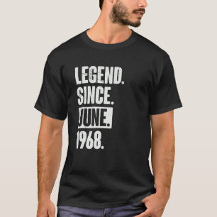 伝説1968年6月以来54歳54誕生日 Tシャツ