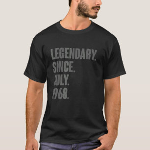 伝説1968年7月以来54歳54歳の誕生日 Tシャツ