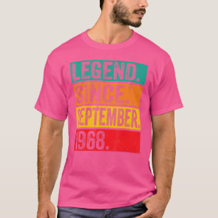 伝説1968年9月以来54誕生日54年 Tシャツ