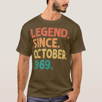 伝説1969年10月以来53歳ヴィンテージ53r tシャツ